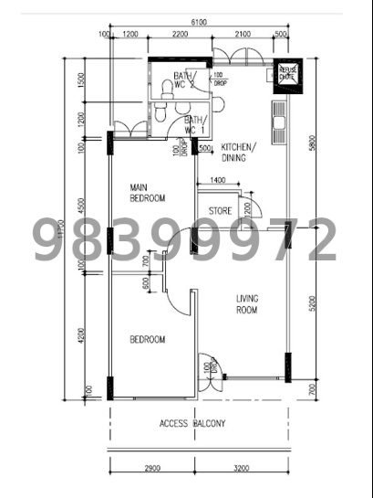 Blk 237 Serangoon Avenue 3 (Serangoon), HDB 3 Rooms #45497262